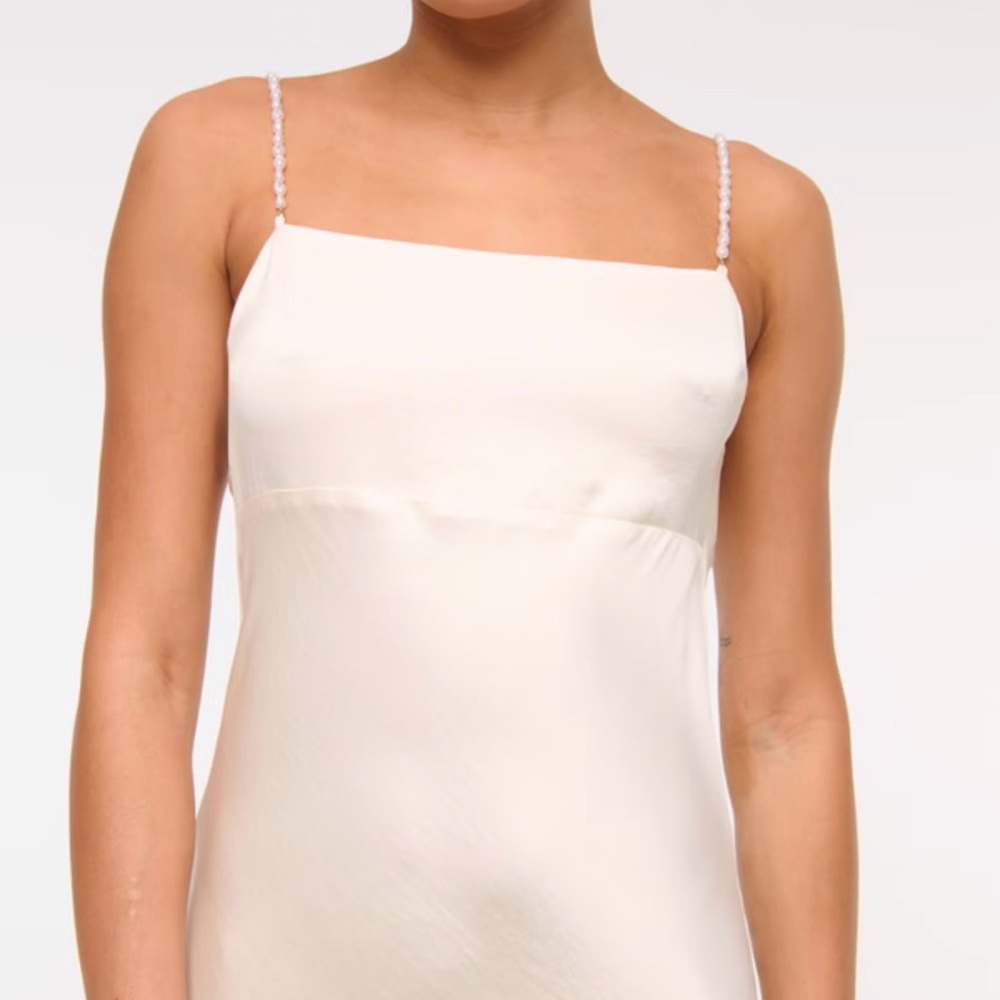 Elegant White Slip Dress